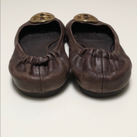 Tory Burch | Brown Leather ‘Reva’ Ballet Flats | 8.5 - Picture 11 of 15